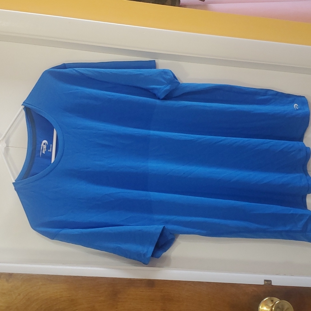 TWO MTA men's athletic shirts